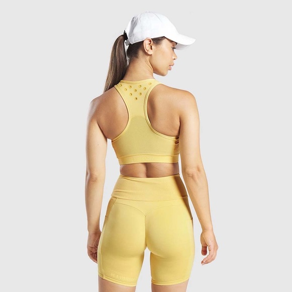 Yellow Gymshark Sol Lift Short Set - Picture 3 of 10